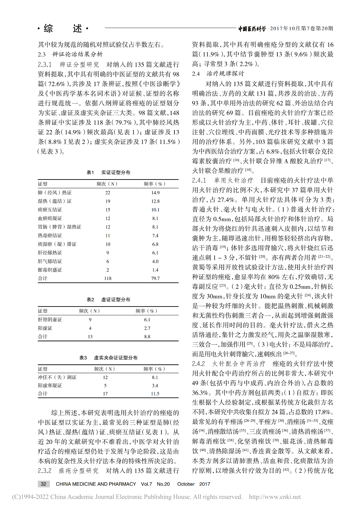 火针疗法治疗痤疮的研究进展